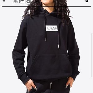 Joyrich hoodie (light pink )